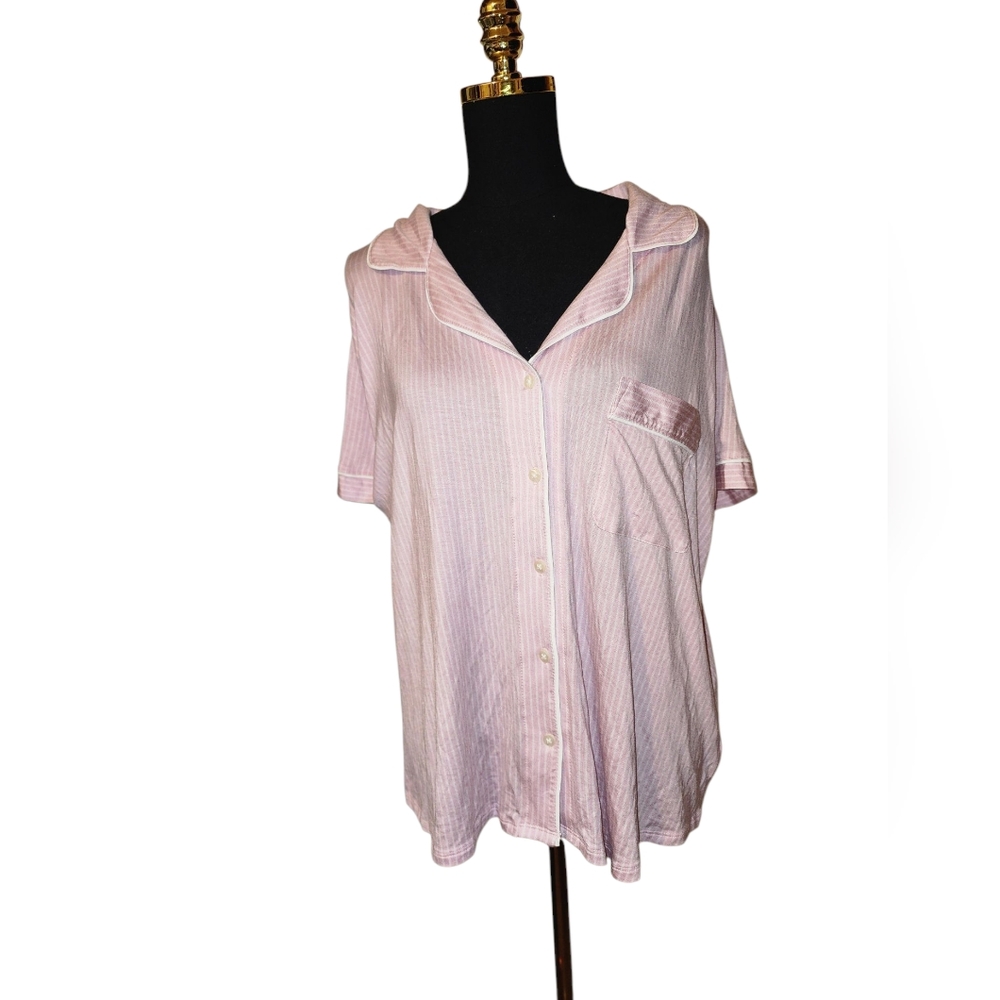 2/30 Auden Pink Striped Button-Up Shirt